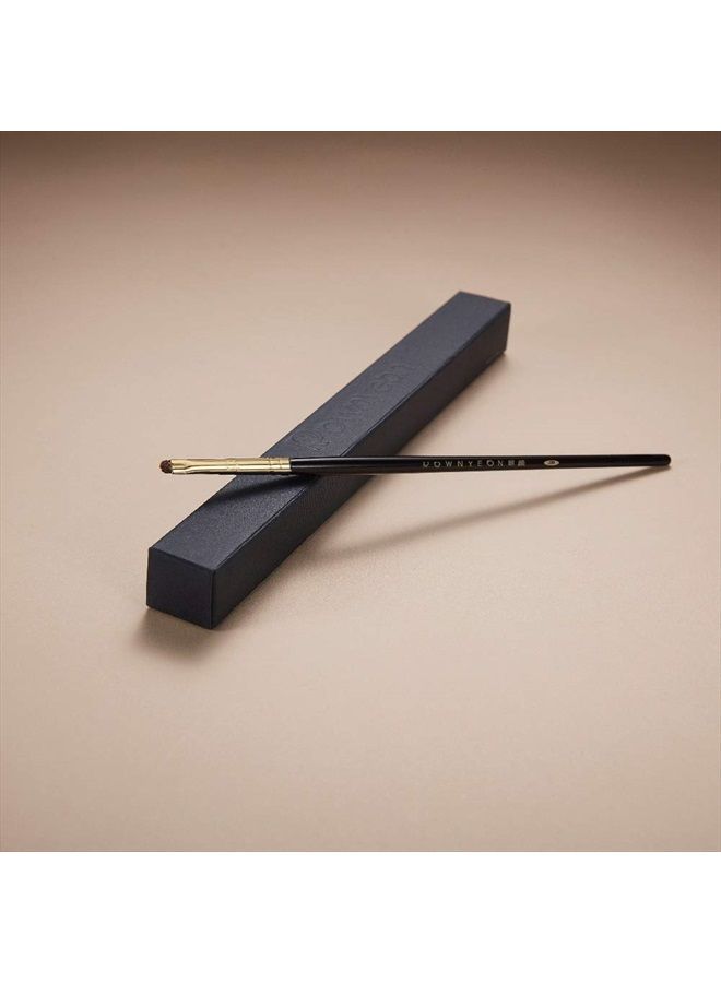 Camdeez Rownyeon Mini Smudge Brush for Eyeliner, Eyeliner Brush for Powder Gel Cream Liquid Concealer, Eye liner Blending, Small Rouned Natural Bristles Pony Hair Eye Brush - Image 5