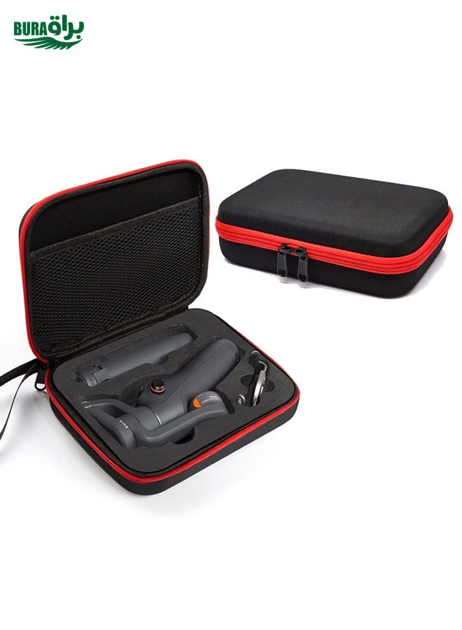 BURAQ For DJI Osmo Mobile 6 Carrying Travel Case Bag, Size: 21x  16 x 6cm (Black)  - Image 1
