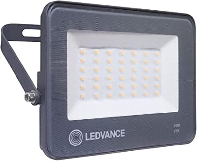 LEDVANCE مصباح الفيض الإيكولوجي من ليدفانس، تصميم خفيف الوزن ونحيف، مقاوم للماء IP65 (30 واط، 6500 كيلفن، 2550 لومن ضوء النهار) - Image 1