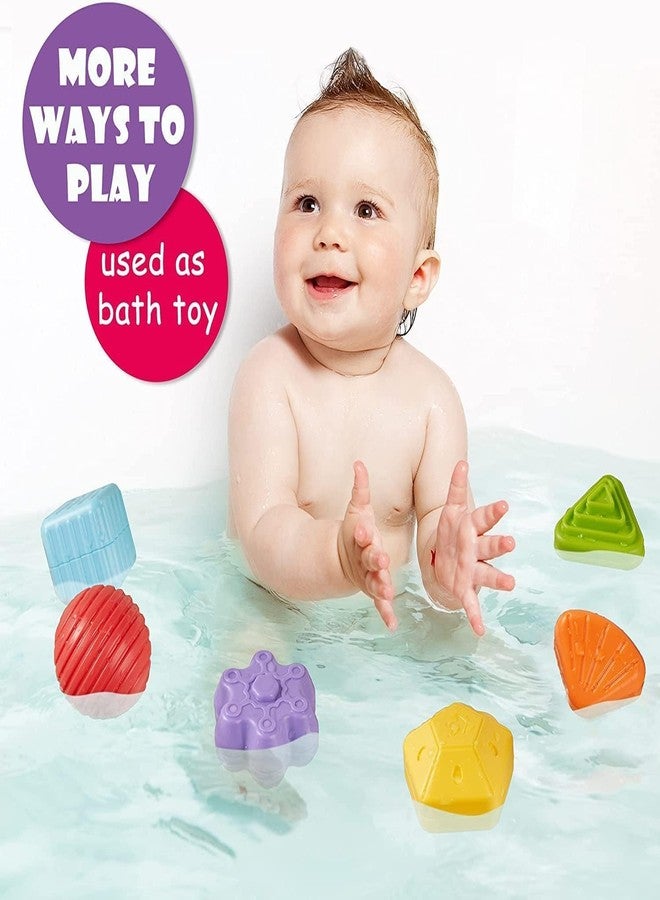 BIG FOLK BIGFOLK® Montessori Shape Sorter Sensory Toy for Toddlers (1–3 Years) | 6 Colorful Blocks & Elastic Band Activity Cube | BPA-Free Early Learning Toy for Kids | Ideal Gift for Boys & Girls - Image 4