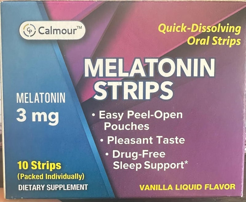CALMOUR Rest  Digest Bundle  Anti Gas Relief Strips  Melatonin Sleep Strips  Fast Bloating Relief  Natural Sleep Support  Mint  Berry Flavors  QuickDissolving for OnTheGo Wellness - Image 3