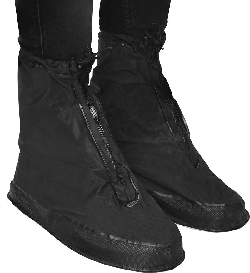 Galashield Rain Shoe Covers | Waterproof Shoe Covers for Men Women | Reusable Galoshes Overshoes (Black, Medium) - Image 3