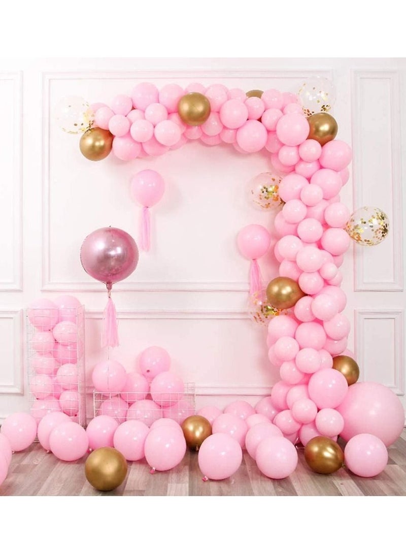 Highland 50 Piece Pink Pastel Balloons for Birthday Baby Shower Wedding  Anniversary Party Decorations  - Image 2