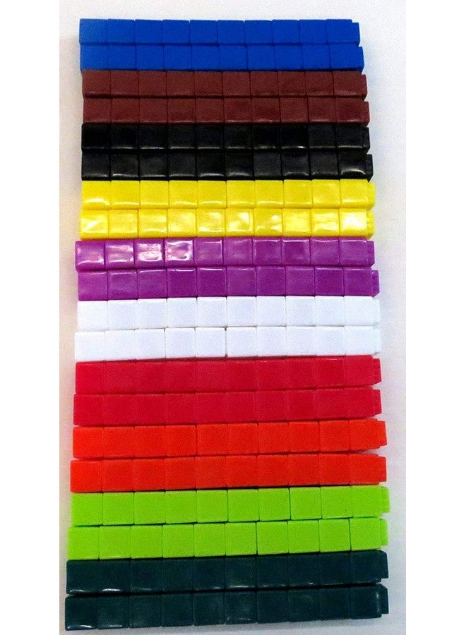 hand2mind hand2mind Interlocking UniLink Math Linking Cubes, Plastic Cubes, Color Sorting, Connecting Cubes, Math Manipulatives, Counting Cubes for Kids Math, Math Cubes, Counters for Kids Math (Set of 500) - Image 3
