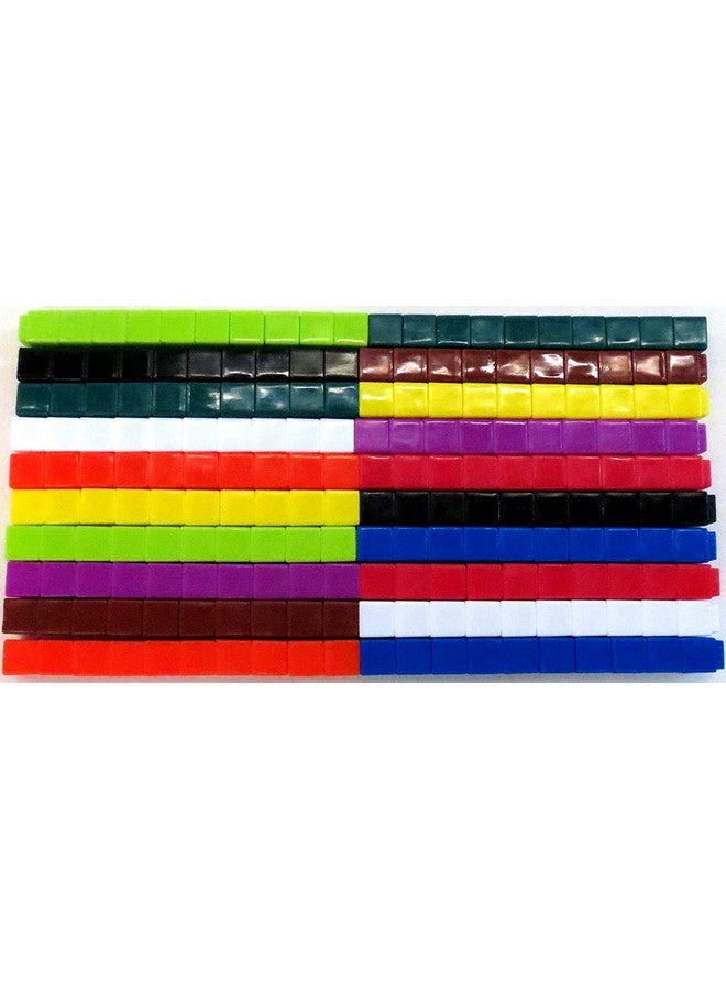 hand2mind hand2mind Interlocking UniLink Math Linking Cubes, Plastic Cubes, Color Sorting, Connecting Cubes, Math Manipulatives, Counting Cubes for Kids Math, Math Cubes, Counters for Kids Math (Set of 500) - Image 4