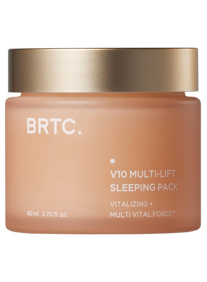 بي آر تي سي مجموعة النوم متعددة الرفع BRTC V10 | قناع ليلي لترطيب الوجه وتغذيته | منتجات العناية بالبشرة الكورية (80 مل، 2.70 أونصة) - Image 1