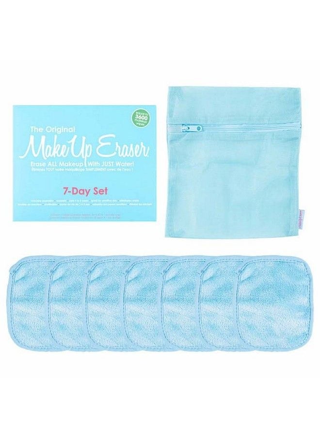 Makeup Eraser Chill Blue 7 Day Set Erase All Makeup With Just Water Including Waterproof Mascara Eyeliner Foundation Lipstick And More  - Image 2