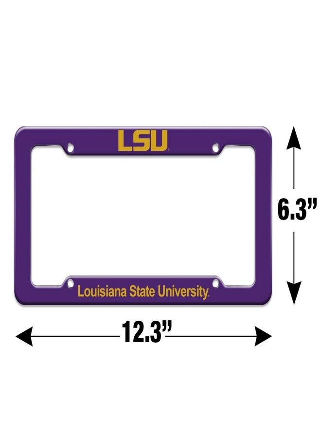 شعار جامعة ولاية لويزيانا (LSU) على إطار لوحة ترخيص أرجواني اللون من GRAPHICS & More - Image 4