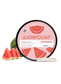 superouse Nicotine Tablets, Cigarette Quit Aid, Synthetic Nicotine Pouch Ingredient, Dental Cigarette Patch,Craving and Withdrawal Symptoms Reduction 20Pcs - Watermelon  - Image 1