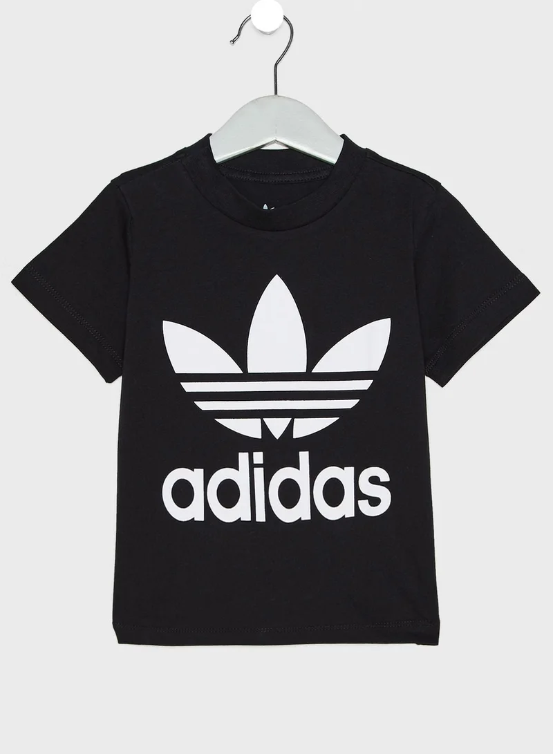 adidas تيشيرت أديداس أوريجينالز للأطفال - أسود