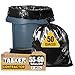 Tasker Contractor Garbage Bags 55 Gallon 3 Mil Black Contractor Garbage Bag 50 Bags wTies Large 55 Gallon Trash Bags Heavy Duty Liners Extra Large Trash Liners for Construction Industrial Bag - Image 1