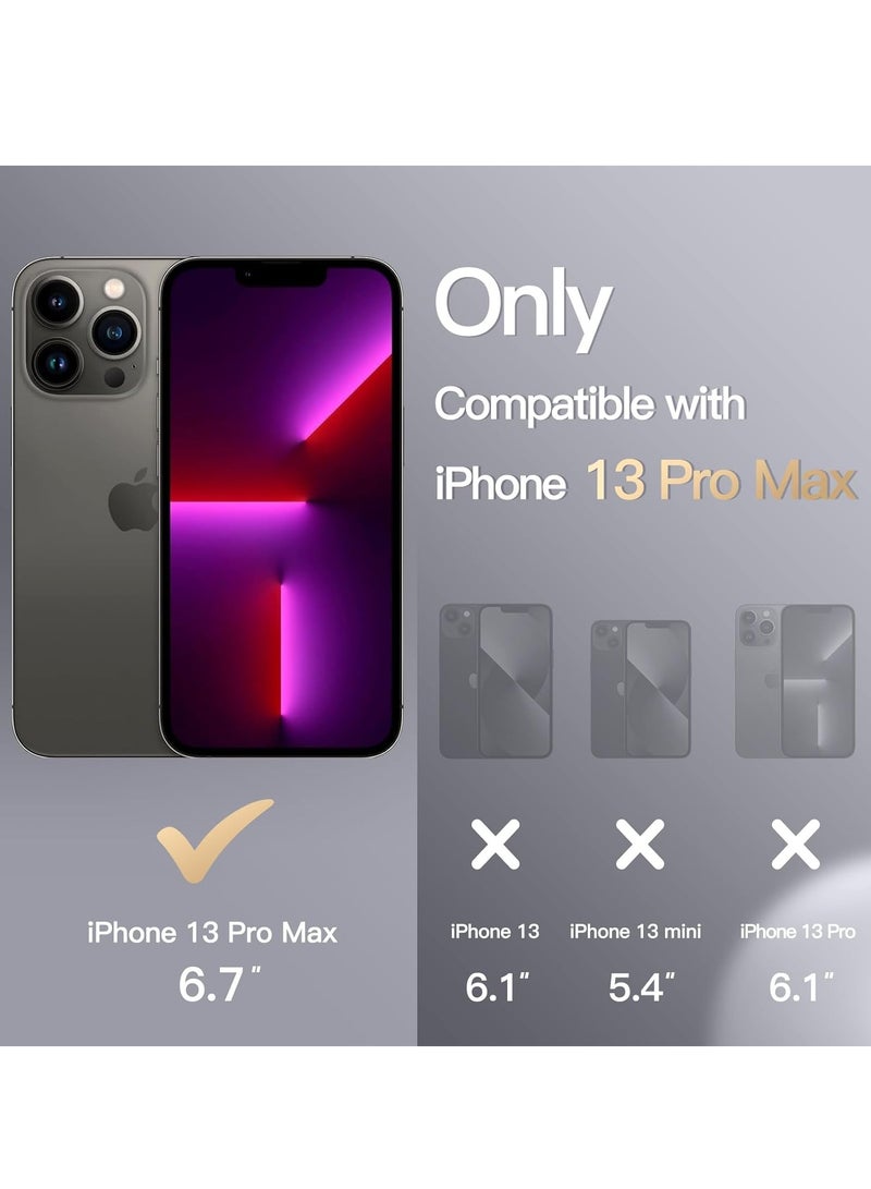 BORTONY iPhone 13 Pro Max Case Liquid Silicone Anti Scratch Anti Fingerprint Soft Silky Touch Shockproof Protective Cover for Apple iPhone 13 Pro Max - Image 2