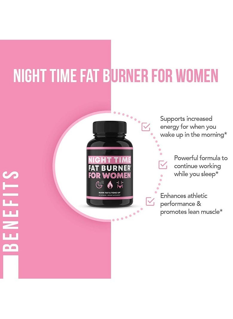 Night Night Time Fat Burner - 60 Capsules  - Image 2