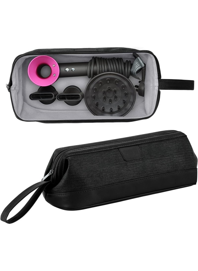 حقيبة حمل محمولة لمجفف الشعر Supersonic، حقيبة تخزين مجفف الشعر، حقيبة سفر لمجفف الشعر Supersonic، حقيبة تخزين مقاومة للماء لمجفف الشعر، حماية مبطنة بالقطيفة، للمسافرين - Image 1