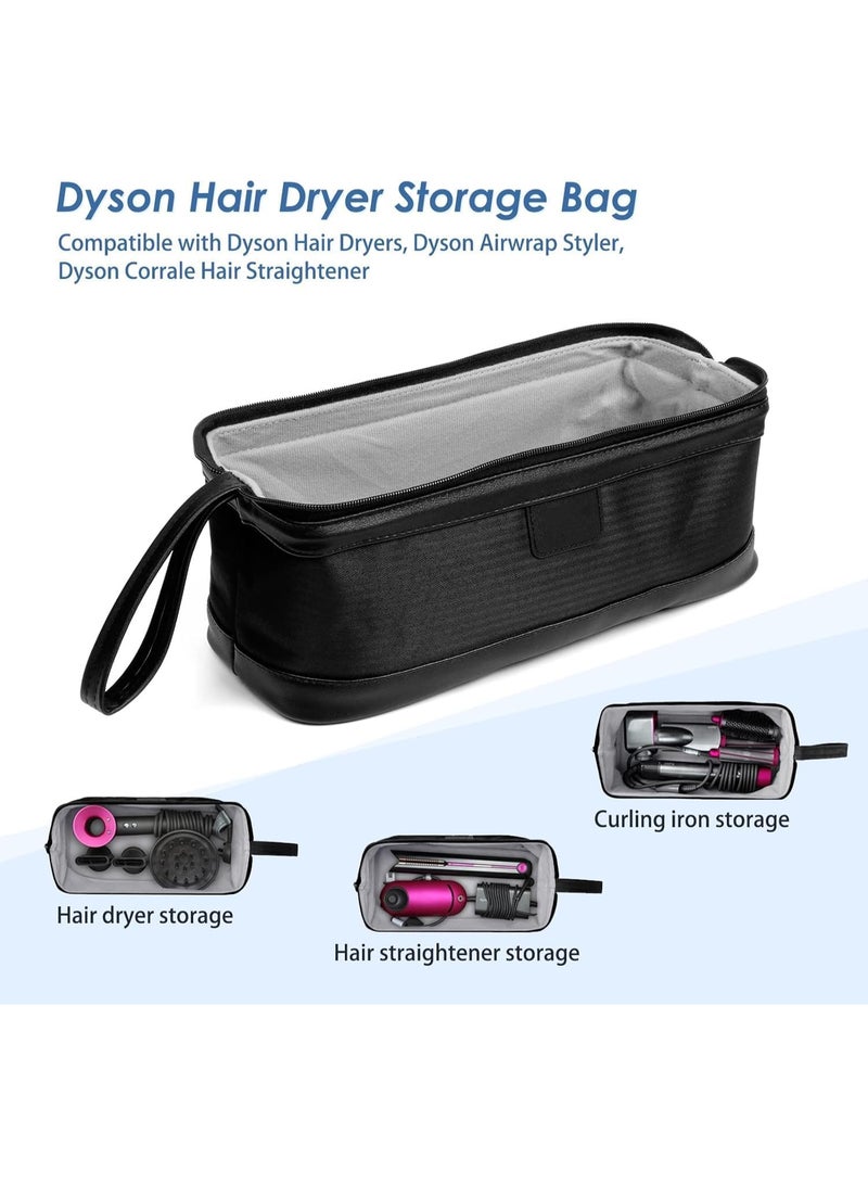 حقيبة حمل محمولة لمجفف الشعر Supersonic، حقيبة تخزين مجفف الشعر، حقيبة سفر لمجفف الشعر Supersonic، حقيبة تخزين مقاومة للماء لمجفف الشعر، حماية مبطنة بالقطيفة، للمسافرين - Image 2