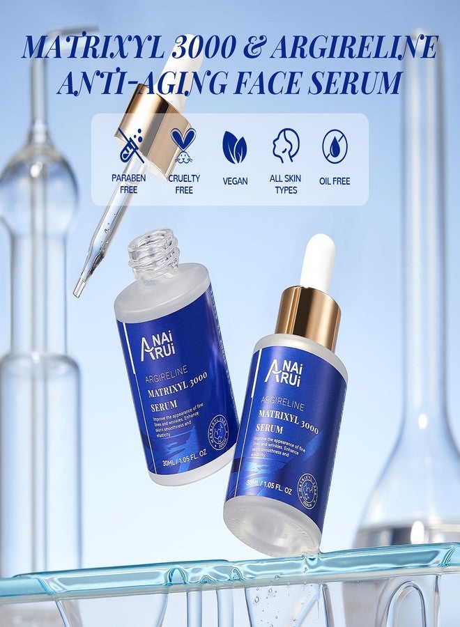ANAI RUI Matrixyl 3000 + Argireline Serum with Hyaluronic Acid - Reduce Fine Line - Facial Skin Serum,Peptide Complex Serum1.05 Fl.oz - Image 5
