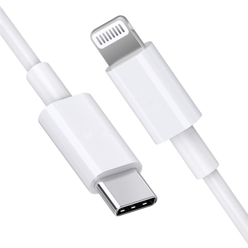 سوسوفليت Suswillhit كابل USB-C إلى Lightning بطول 3 أقدام معتمد من Apple MFi مع توصيل الطاقة شحن سريع لأجهزة iPhone 12/12 Mini/12 Pro/12 Pro Max/11 Pro/11 Pro Max/X/XS/XR/XS Max/8/8 Plus/iPad/AirPods - Image 1