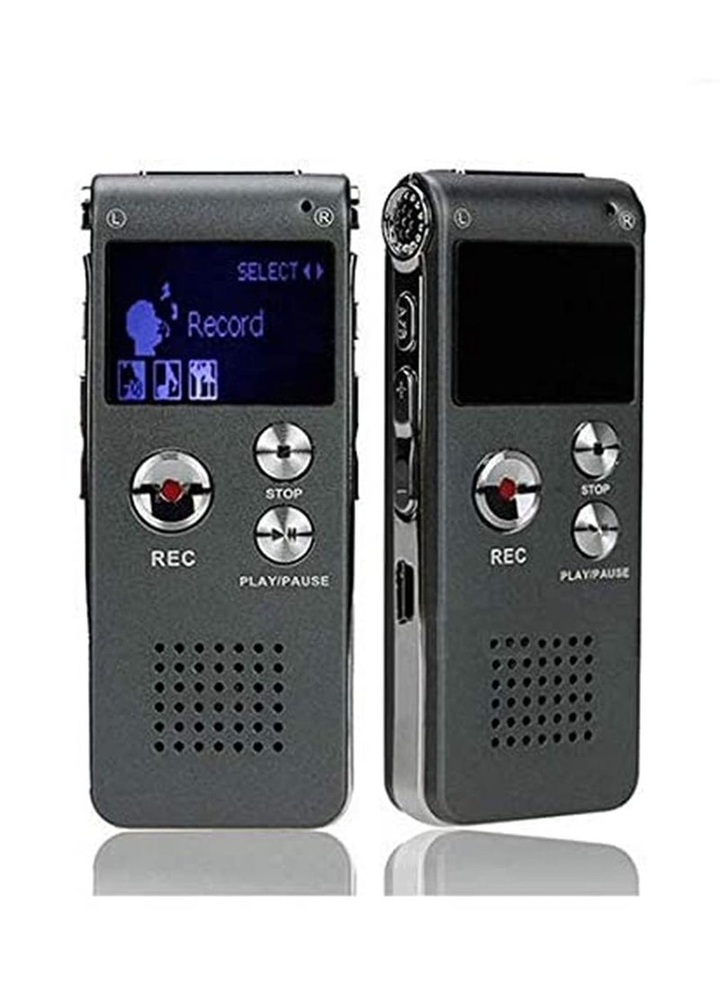Generic - Voice Recorder 8GB Mini USB Flash Digital Audio 650Hr Dictaphone MP3 Player - Image 1