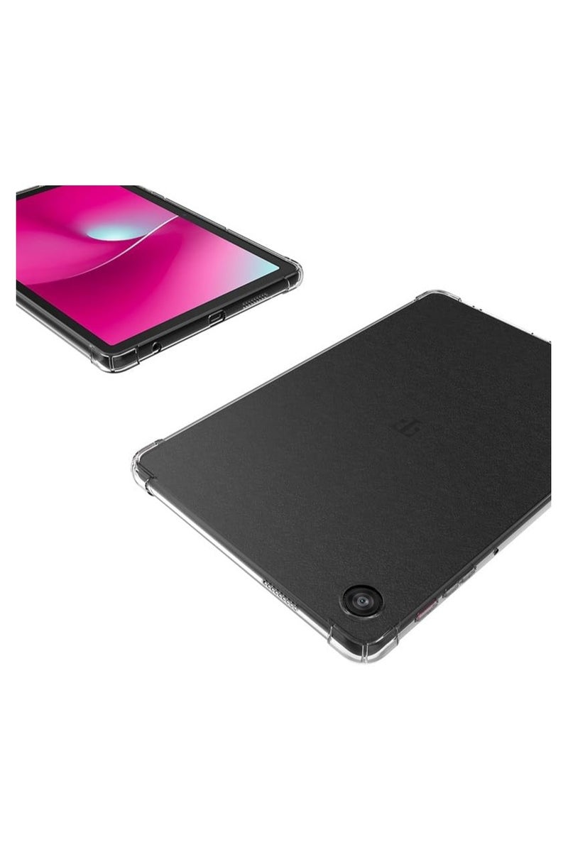 عام غطاء واقي شفاف متوافق مع تابلت T-Mobile Revvl Tab 2 مقاس 10.1 بوصة (2025) - هيكل شفاف مزود بتقنية Airbag في الزوايا الأربع، حافظة TPU مرنة مقاومة للصدمات. - Image 3