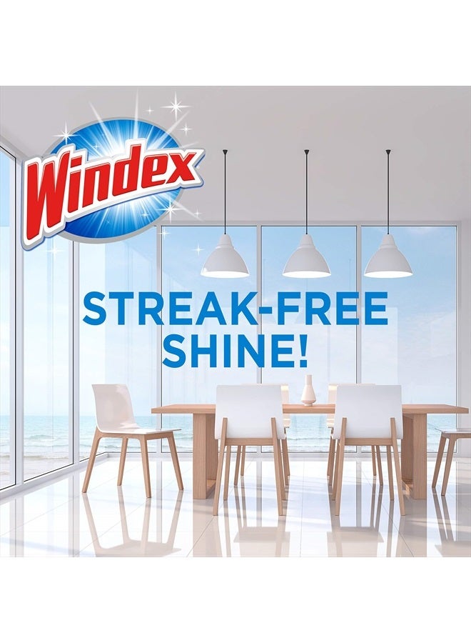 Windex Original Glass Wipes, Pre-Moistened Glass and Surface Wipes Clean and Provide a Streak-Free Shine, 38 Count, Pack of 6  - Image 5