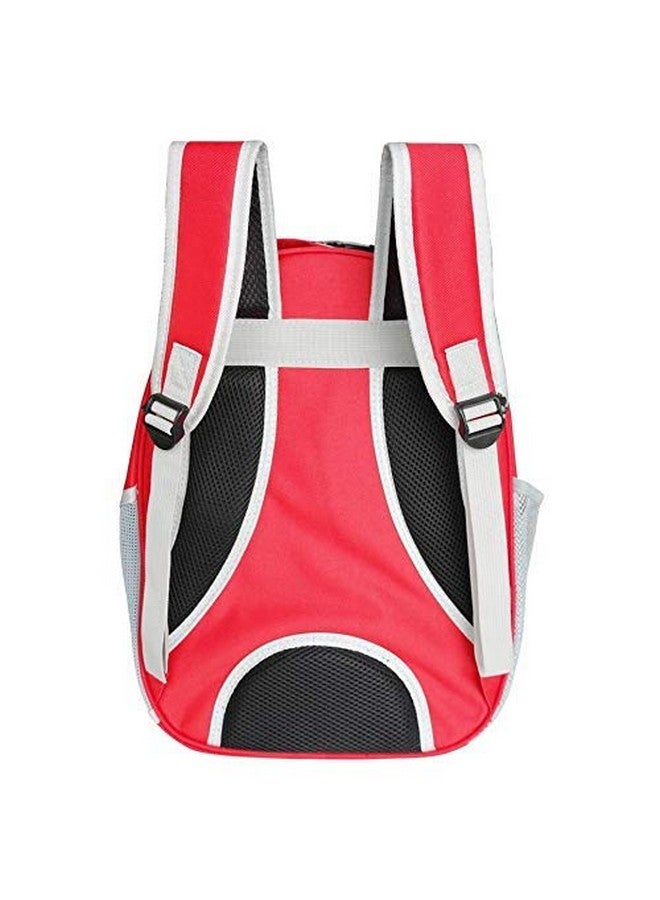 Generic Pet Transparent Cat Carrier Backpack Puppy Kitty Breathable Carriers For Travel Capsule Backpack (Red)  - Image 4