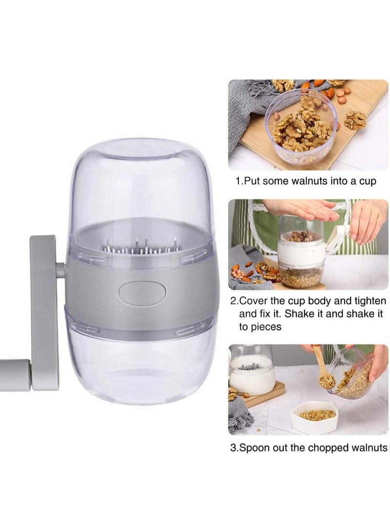 SUNSAR Manual Nut Chopper, Hand Crank Food Grinder, Kitchen Tool for Nuts and Toppings - Image 3