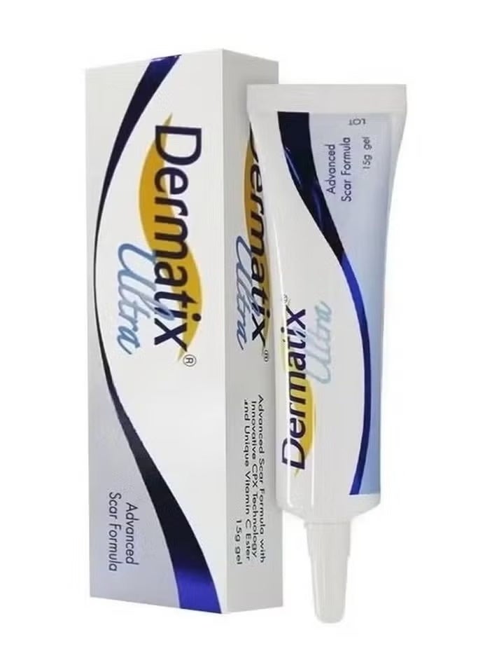 Dermatix Advanced Scar Gel 15g For Cosmetic Improvement of Scars, Fast Drying and Unique Silicone Gel Formulation, Used For Treatment of Keloids, Surgical and Hypertrophic Scars, Suitable For Sensitive Skin - Image 1