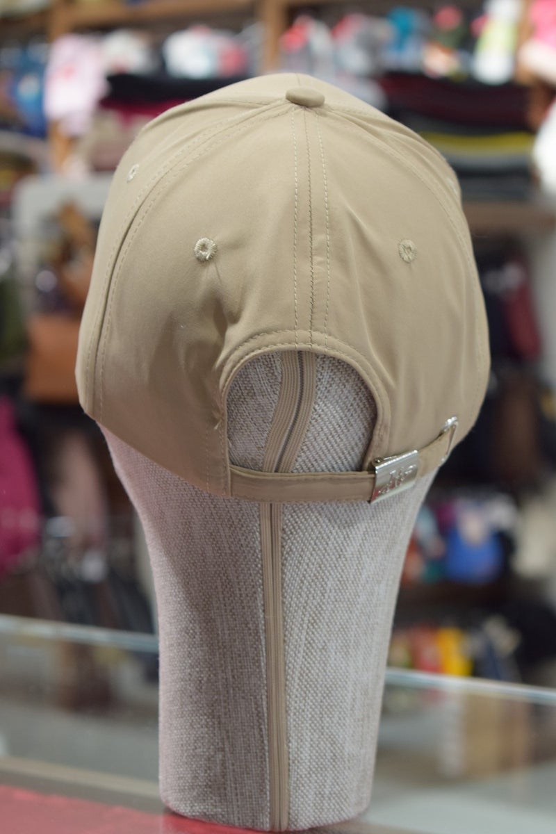 Göksu Şapka Goksu Hat Unisex Sports Cap Micro Tracksuit Fabric Adjustable Back Beige  - Image 3