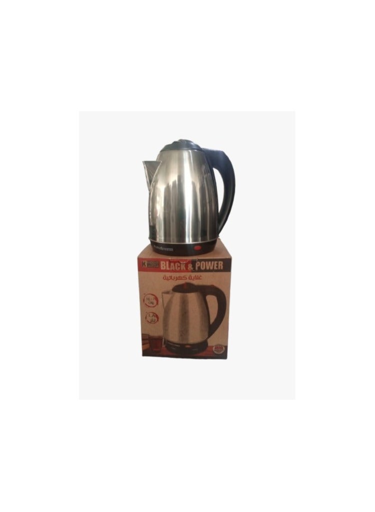 1.8L 1500W Stainless Steel Electric Kettle, 2882  - Image 1