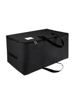 DUNISO Large capacity storage bag Oxford cloth double pull chain 3-handle waterproof handbag foldable storage box pillowcase clothing storage bag 100L  - Image 4