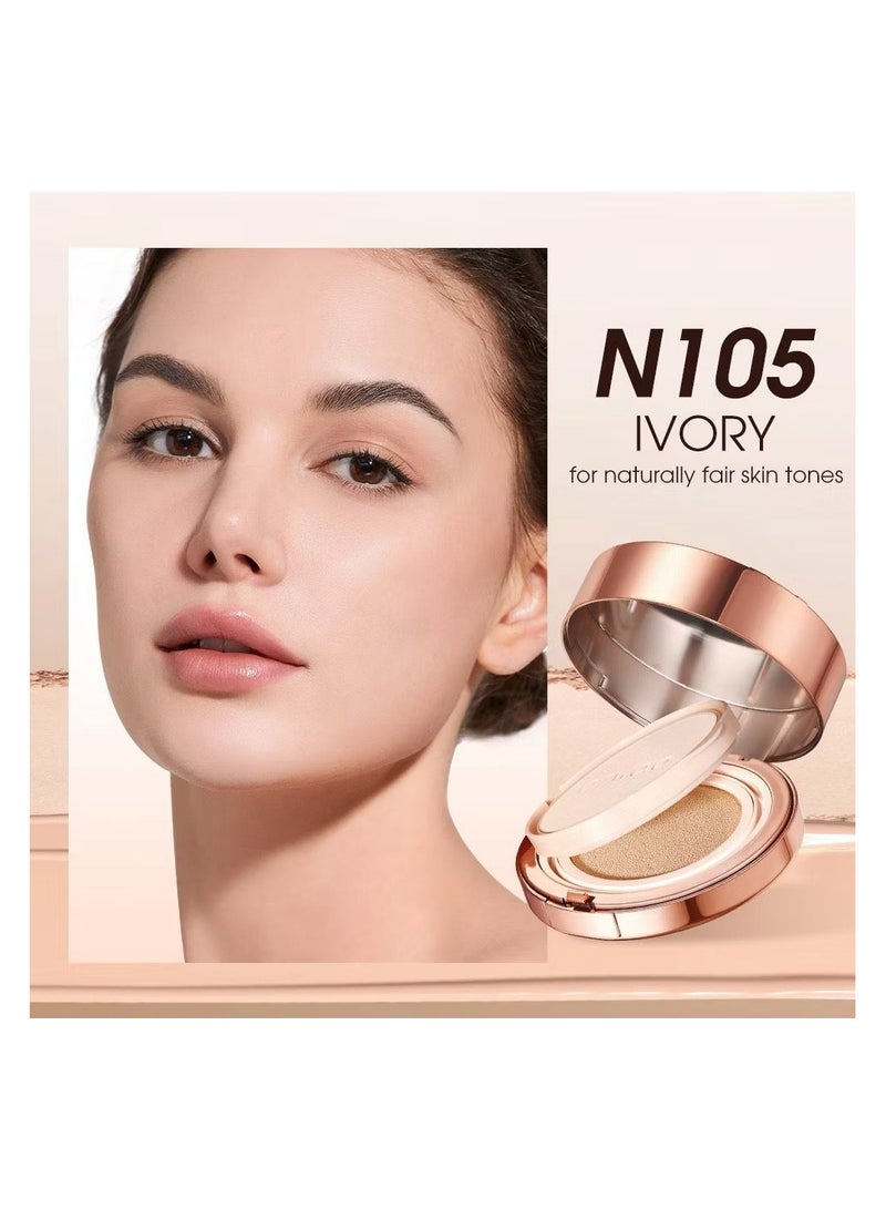 Otwoo ivory N05 2in1 face powder & cushion cream water proof long lasting oil control soft focus