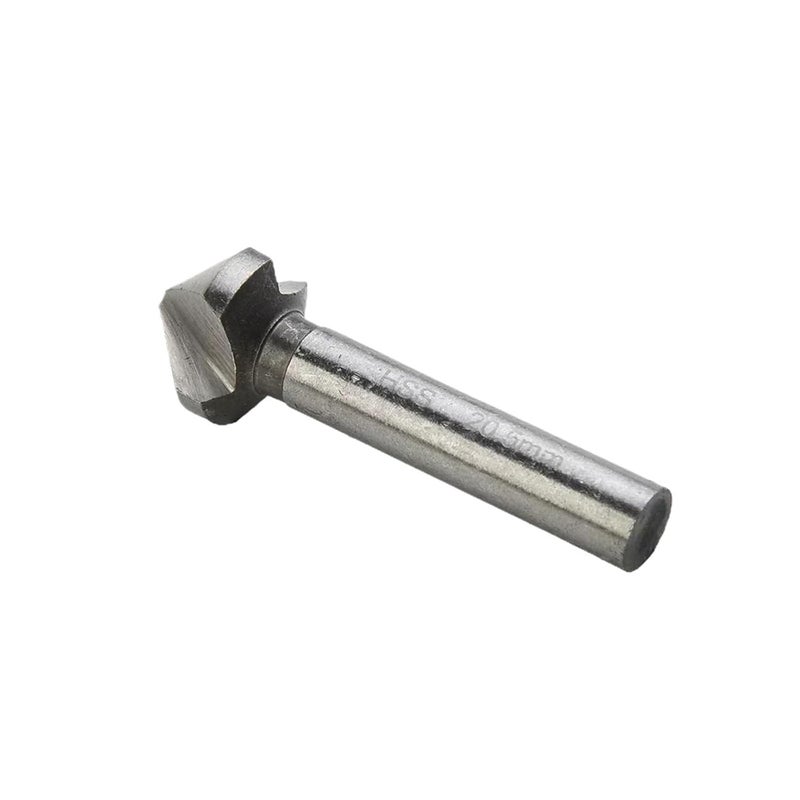 6 3mm 90 Degree Countersink Drill Bit 3 Flute Chamfer Cutter For Metal Hole Drilling - Image 1