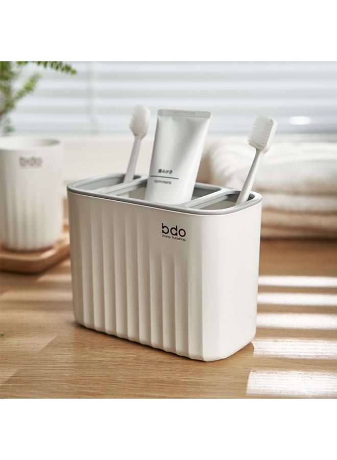 Bdo Mouthwash Cup, Toothbrush Cup, Toothbrush Holder, Toothpaste Cup, Toothbrush Rack, Storage Box, Comb Tube, Bathroom Washbasin Storage Shelf - Image 1