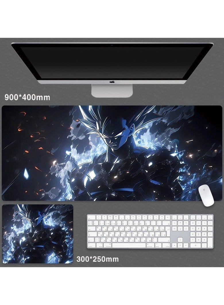 KUYING Dragon Ball Super Large Gaming Computer Keyboard and Mouse Pad 