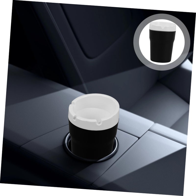 Portable Windproof Smokeless Car Ashtray Lid Easy Clean Outdoor Use Compact Design - Image 5