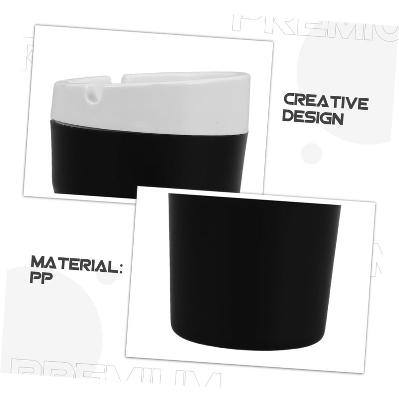Portable Windproof Smokeless Car Ashtray Lid Easy Clean Outdoor Use Compact Design - Image 4