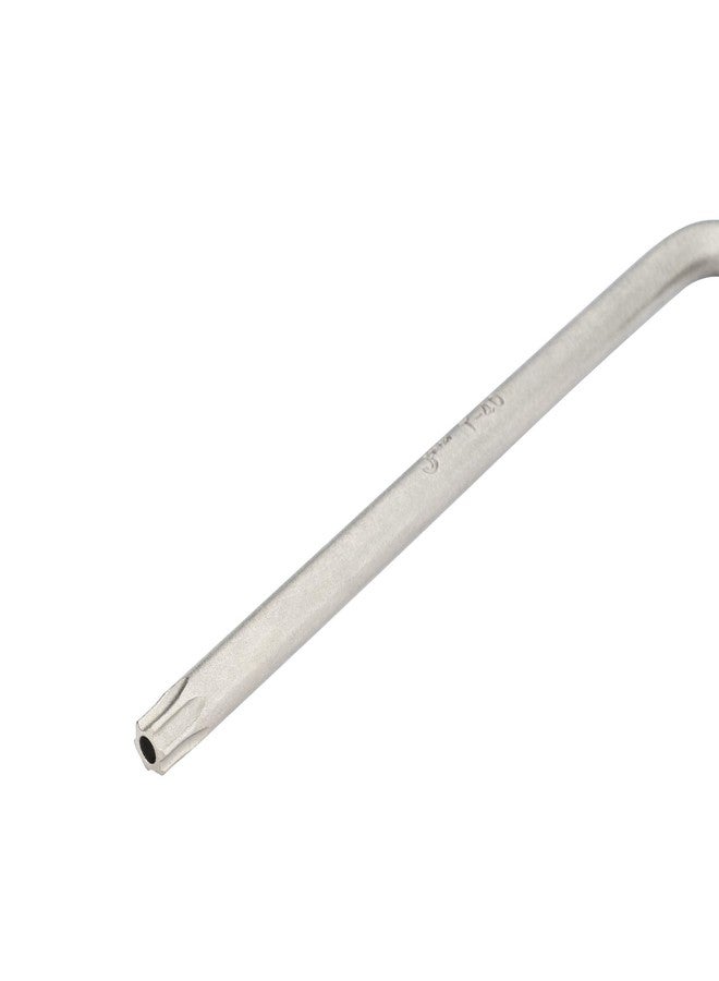 Jetech 8PCS Tamper-Resistant Torx Key Wrench Set, Security Long Arm Star Keys (with Hole), S2 Steel, Size Includes TT9, TT10, TT15, TT20, TT25, TT27, TT30, TT40 - Image 3