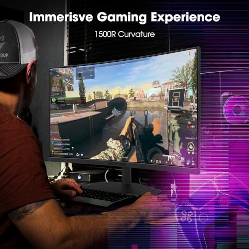Sceptre Curved 24-inch Gaming Monitor 1ms 100Hz 1500R DisplayPort HDMI X2 Eye Care 100% sRGB Build-in Speakers, Machine Black 2025 (C248W-FW100T Series) - Image 4
