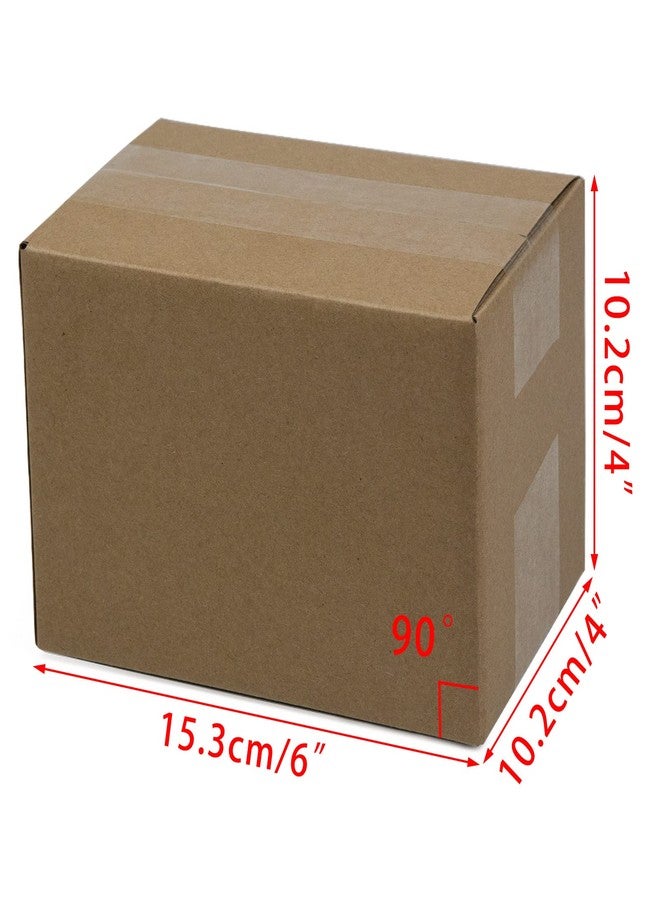 SUNLPH Shipping Boxes 6x4x4 Inches Small Corrugated Cardboard Boxes, 25 Pack - Image 2