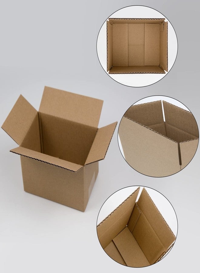 SUNLPH Shipping Boxes 6x4x4 Inches Small Corrugated Cardboard Boxes, 25 Pack - Image 3