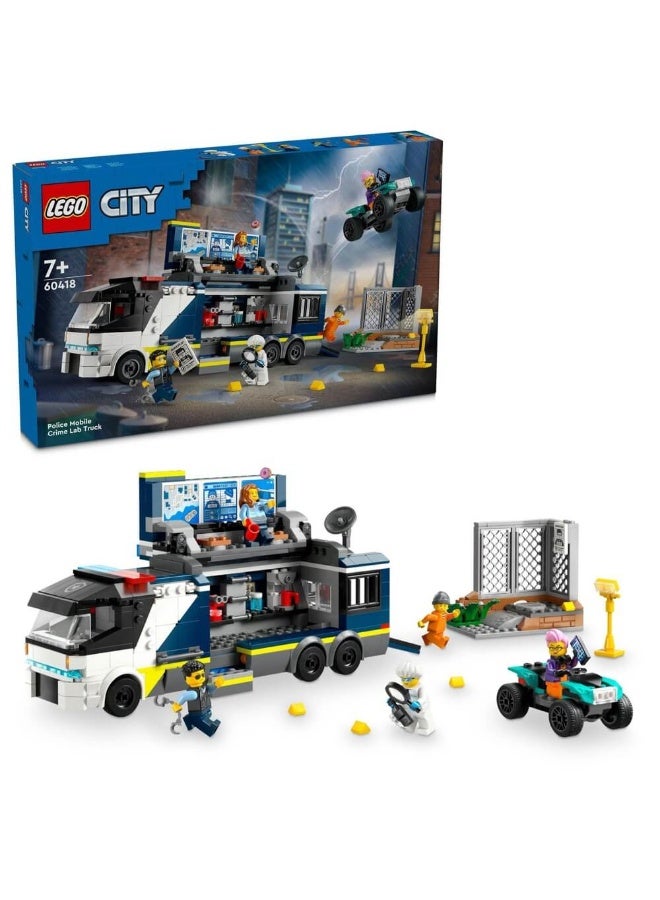 LEGO City Police Mobile Crime Lab Truck Toy 60418 Building Toy Set (674 Pieces) - Image 3