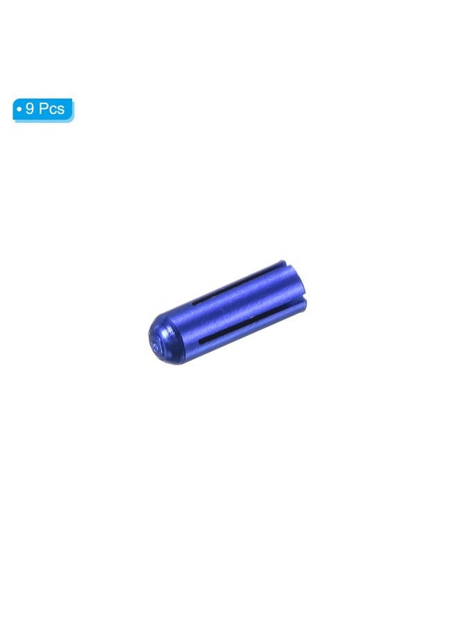 PATIKIL Dart Flight Protectors, Aluminum Alloy Dart Accessories Wing Savers for Steel & Plastic Flights - 9 Pack (Blue) - Image 3