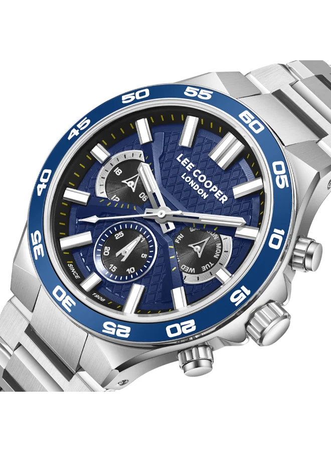 Lee Cooper Men's Metal Multi Function Watch LC08067.390 - 45 mm