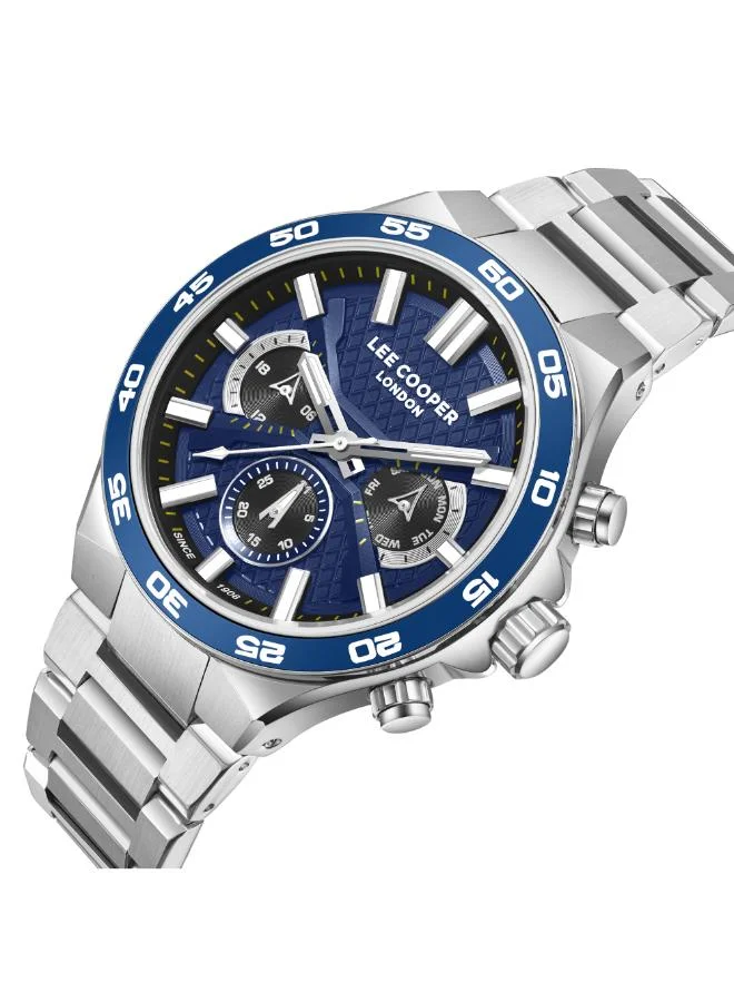 Lee Cooper Men's Metal Multi Function Watch LC08067.390 - 45 mm