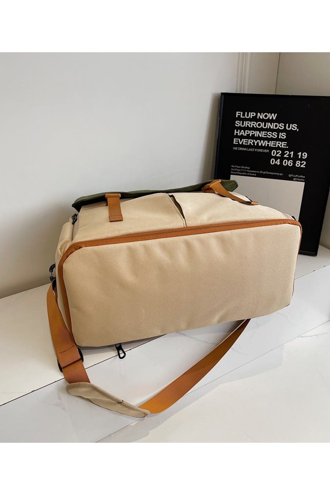 GUOMISS Large-Capacity Shoulder Bag Outdoor Sports Portable Fitness Bag Dry and Wet Separation with Independent Shoe Compartment Suitable for Short-Distance Travel for Men & Women Multi-Occasion Application of Sports Bag - Image 5