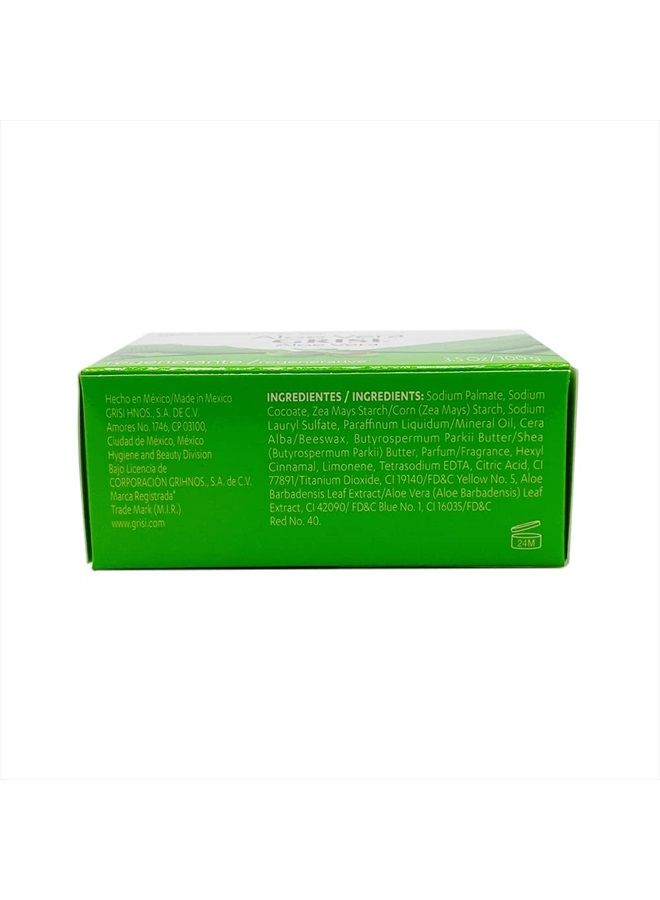 Grisi Aloe Vera Hydrating Soap Bar 3.5 Oz (Pack of 3) - Image 4
