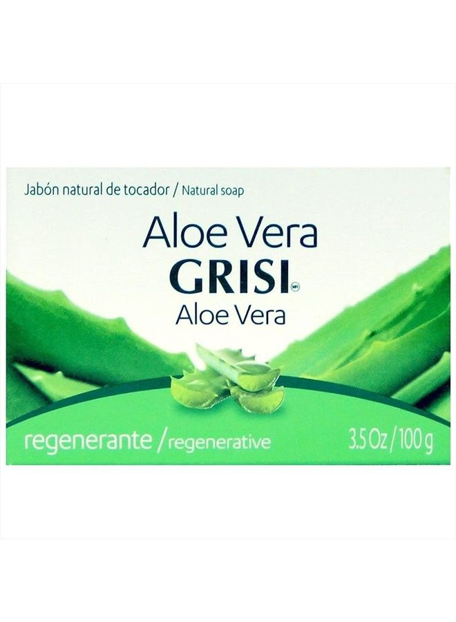 Grisi Aloe Vera Hydrating Soap Bar 3.5 Oz (Pack of 3) - Image 2