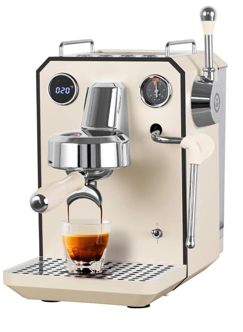 Mebashi Commercial Espresso Coffee Machine 15 Bar with 1.7L Water Tank – Italian ULKA Pump, Temperature Control - Image 1
