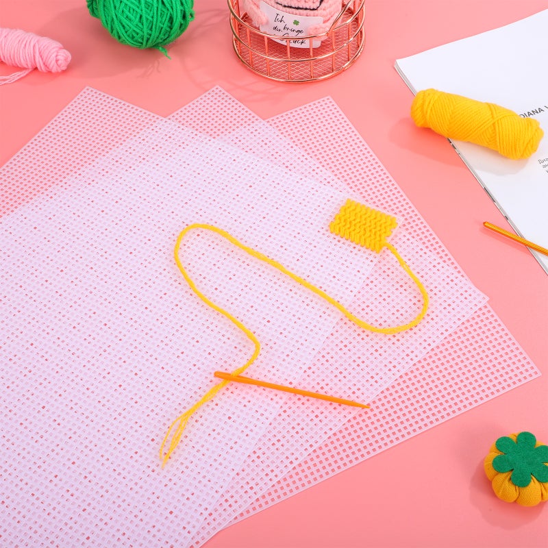 3pcs Crafting Sewing Sheets Handmade Mesh Sheets Crochet Quilting Sheets Sewing Sheets - Image 5