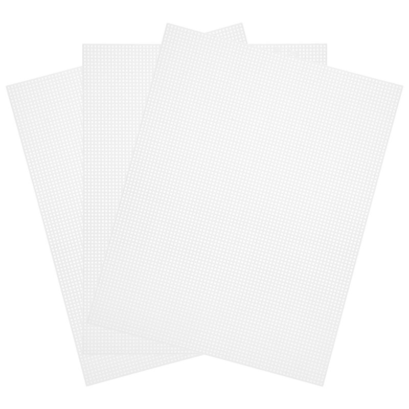 3pcs Crafting Sewing Sheets Handmade Mesh Sheets Crochet Quilting Sheets Sewing Sheets - Image 1